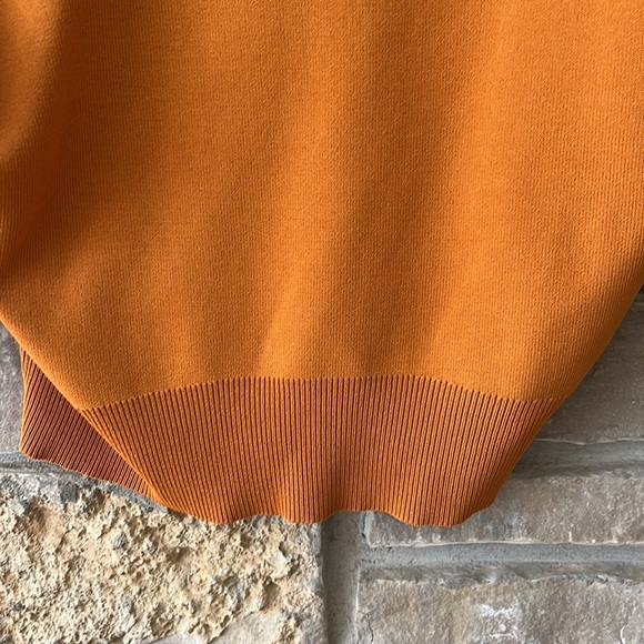 Eva Mendes Mustard Yellow Square Neck Crop Top Size Large - Picture 10 of 12